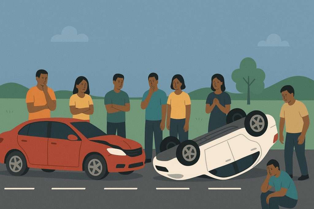 by standers at a crash scene 1024x683