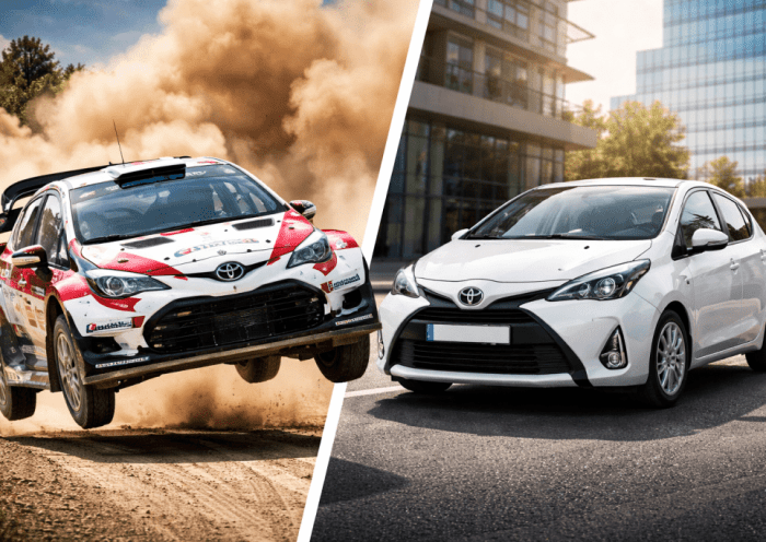 Rally car vs road car showdown 1024x683